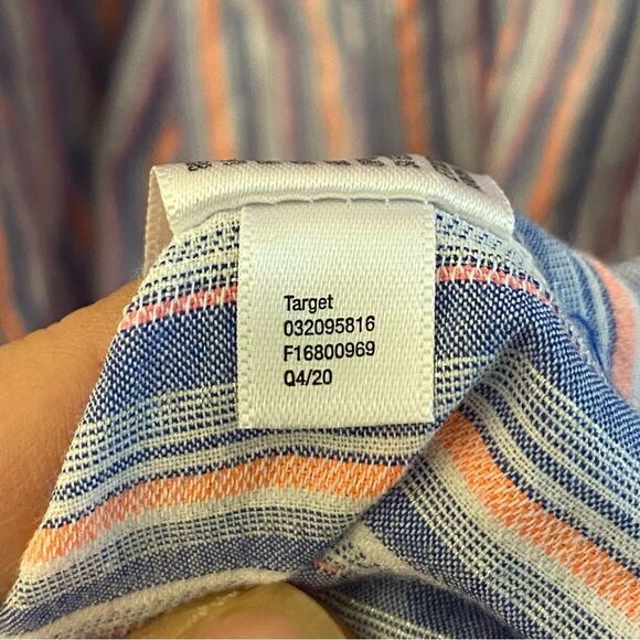 Cat & Jack long maxi ruffle stripes boho girls cotton summer dress XL 14-16 - Picture 7 of 11